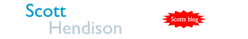 Internet Consultant Scott Hendisons name and a link to his blog